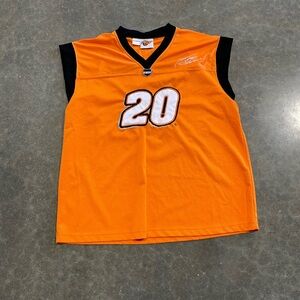 Winner's Circle Tony Stewart 20 Basketball Jersey Orange Large NASCAR Home Depot
